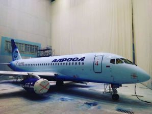 Авиакомпания Алроса получила Sukhoi Superjet 100.